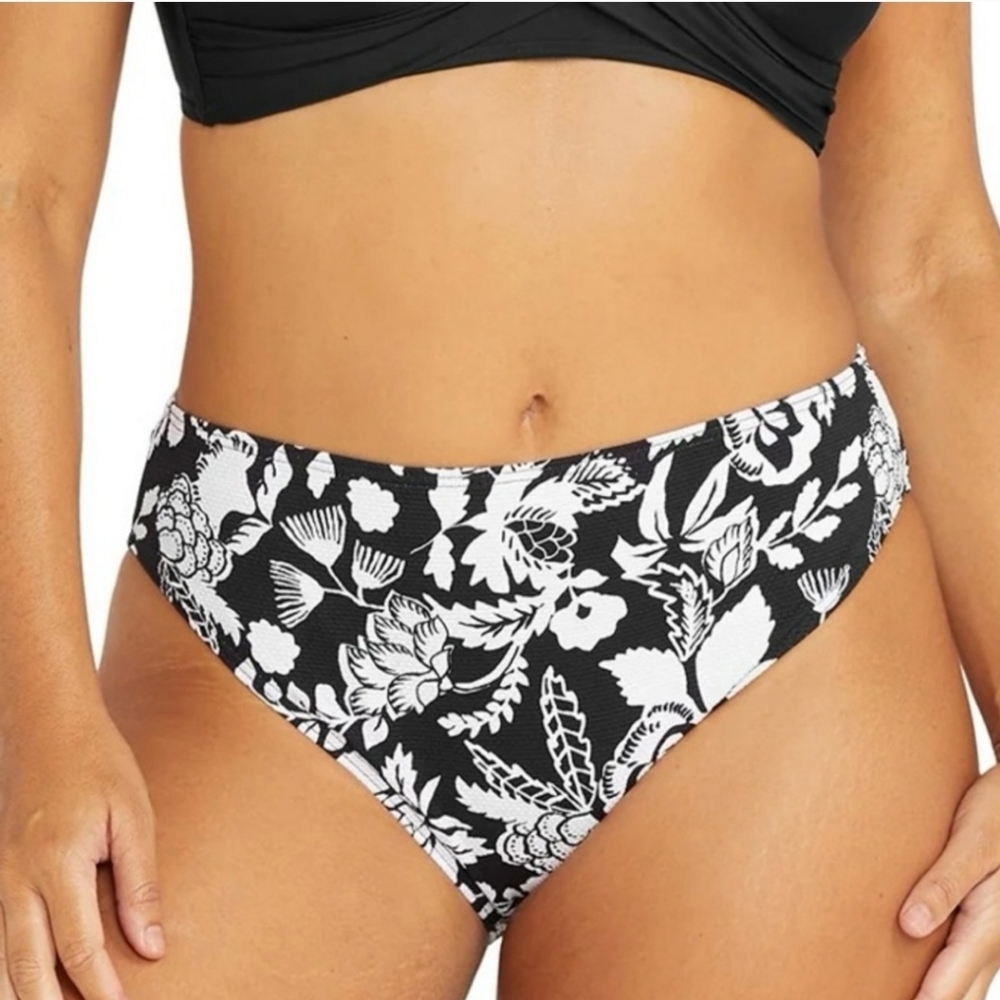 Artesands NWT Monet Cantata Forte Mid Rise Swim Floral Bottoms Size 14